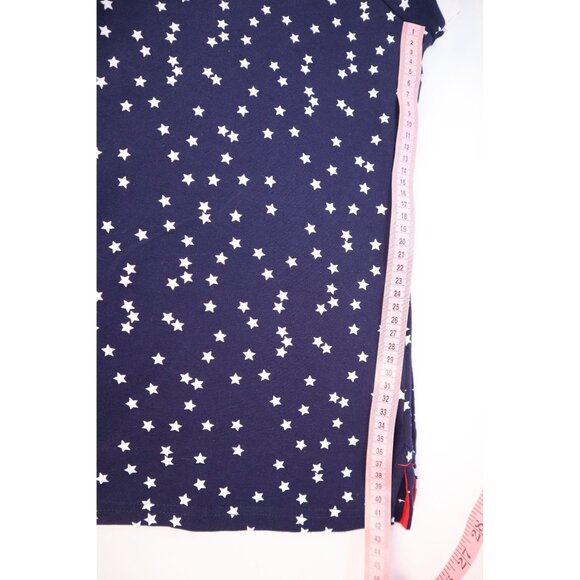 U.S. Polo Assn. women's Navy Blue Star Print‎ Polo Shirt Size XXL Cotton Blend - Picture 9 of 10